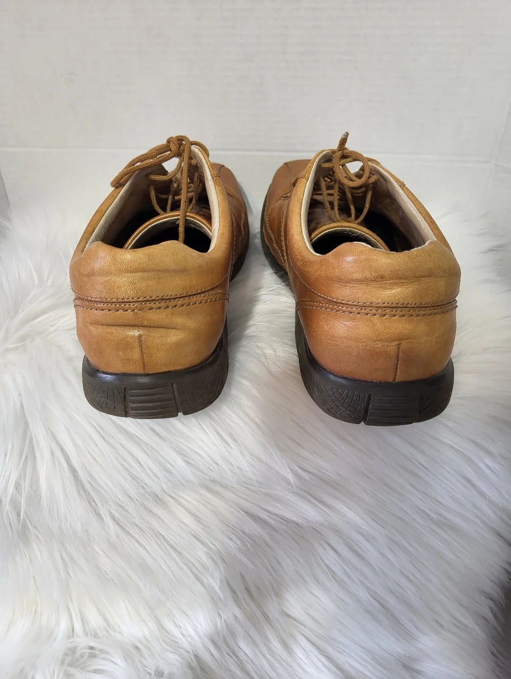 Rockport Men's Casual Leather Lace-Up Slip-On Loafers in Tan, Size 12 - Picture 5 of 8